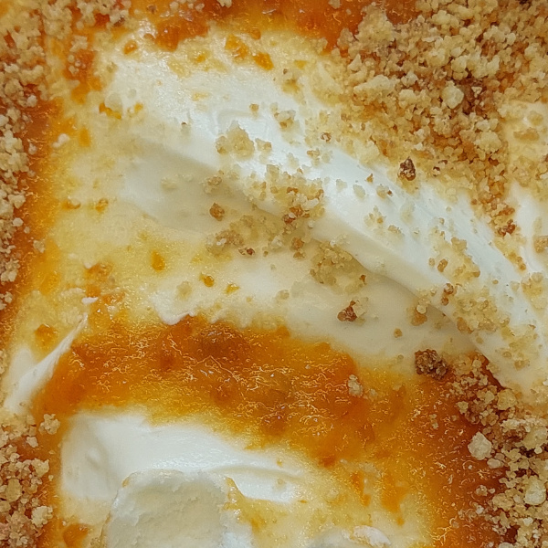 Sárgabarackos sajttorta fagylalt